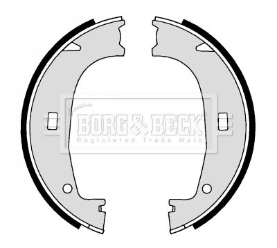 BORG & BECK Комплект тормозных колодок BBS6246